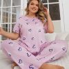 Ensemble de pyjama grande taille pour femme