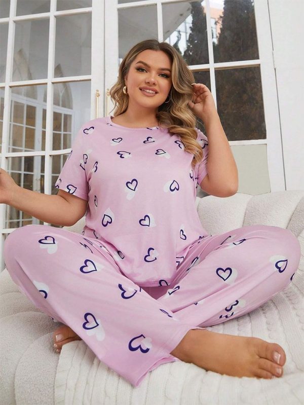 Ensemble de pyjama grande taille pour femme