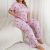model5yn Ensemble de pyjama grande taille pour femme