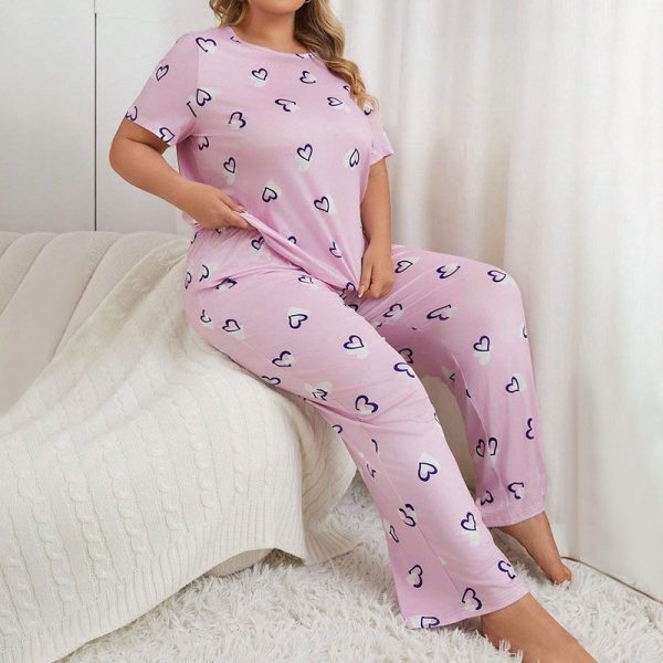 Ensemble de pyjama grande taille pour femme