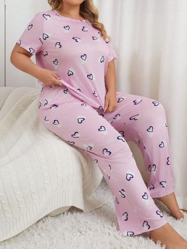 Ensemble de pyjama grande taille pour femme