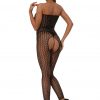 Bodystocking sexy évider résille