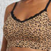 Soutien-Gorge Sans Couture Léopard en Dentelle – Confort Absolu Sans Armature