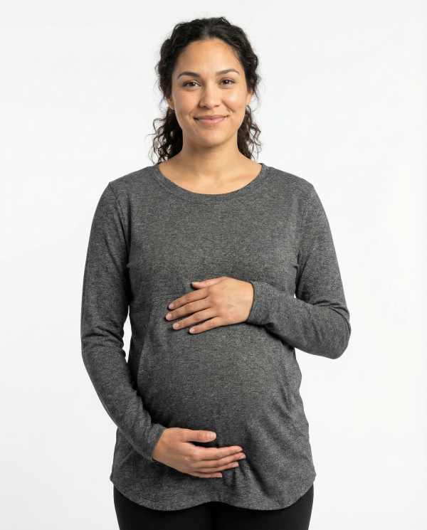 T-shirt d’Allaitement Maternité Coton Doux