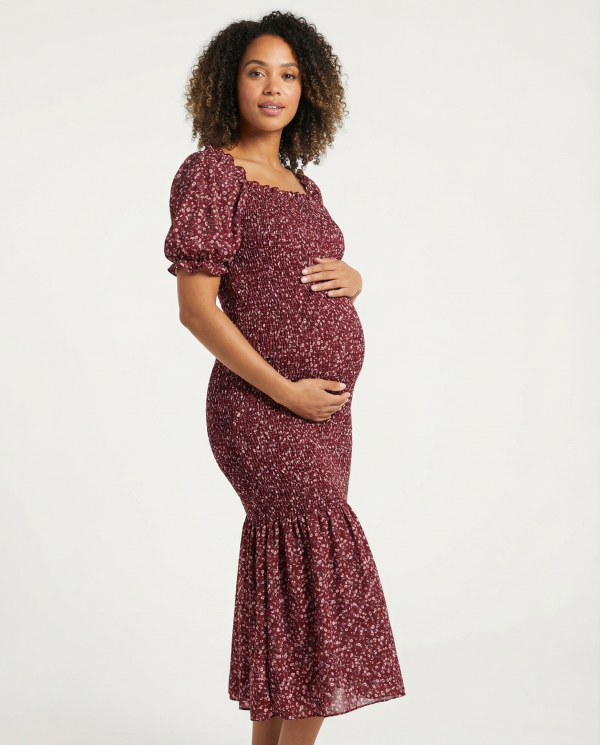 Robe grossesse décontractée manches courtes