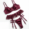 Soutien-gorge et culotte sexy en dentelle