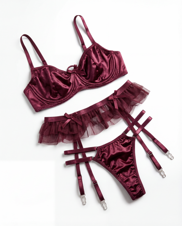 Soutien-gorge et culotte sexy en dentelle