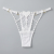 String Sexy en Dentelle Brodée & Jeu de Brides Ajustables