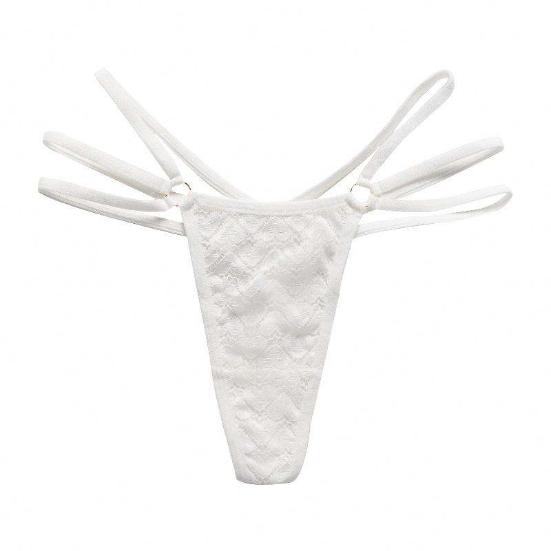 Culotte sexy brodée à fleurs – Lingerie en dentelle taille basse pour femme